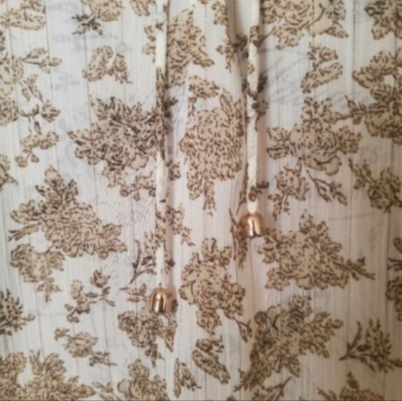 NEW Zara Sheer Floral Blouse - Picture 5 of 6